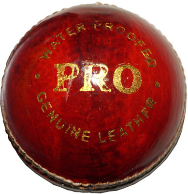 

Muren Prof Soft Leather Cricket Leather Ball(Pack of 3, Red)