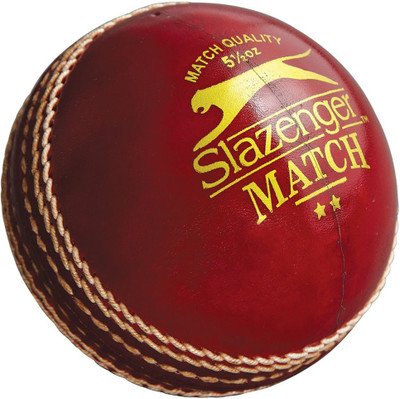 Slazenger Match Cricket Leather Ball(Pack of 1, Red)