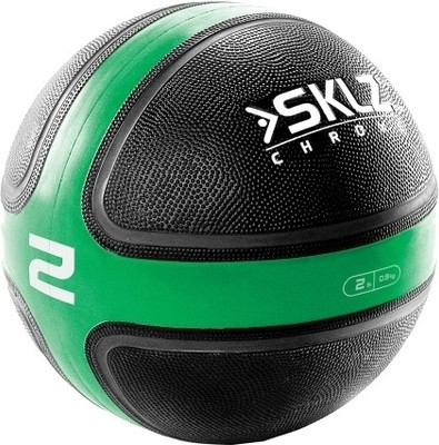 

SKLZ Medicine Medicine Ball(Weight: 0.9 Kg, Black, Green)