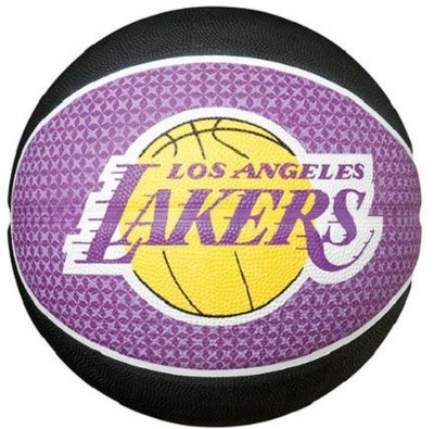 

SPALDING Los Angles Lakers Basketball - Size: (Pack of 1, Purple, Black