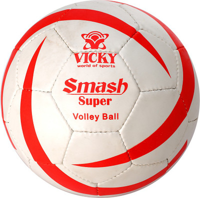 

Vicky Smash-Super Volleyball - Size: (Pack of 1, White, Red