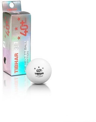 

Tibhar 40+ SYNTT Table Tennis Ball(Pack of 3, White)