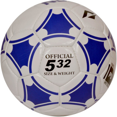 

Nopeus WHITE & BLUE PU Football - Size: (Pack of 1, White, Blue