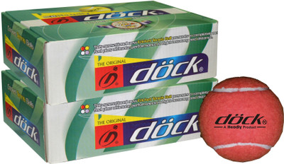 

Headly Dock Cricket Tennis Ball Light Cricket Tennis Ball(Pack of 12, Maroon)
