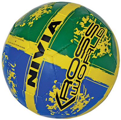 

Nivia Kross World Football - Size: (Pack of 1, Blue, Green, Multicolor