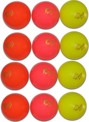 

GINWALA Wind Cricket Rubber Ball(Pack of 12, Multicolor)