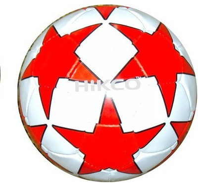Hikco Star Football - Size: (Pack of 1, Red