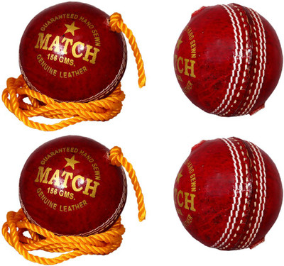 

Priya Sports Practice Red Cricket Training Ball(Pack of 4, Red)