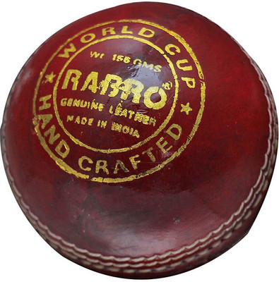 

Port Rabrocrktball Cricket Leather Ball(Pack of 1, Red)