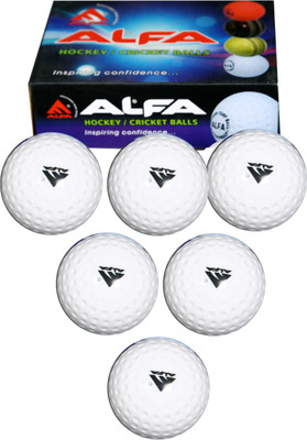 

ALFA Hollow Hockey Ball(Pack of 6, White)