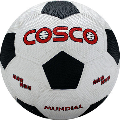

Cosco MUNDIAL Football Size- Football - Size: (Pack of 1, Red, Yellow, White, Grey, Orange, White/black