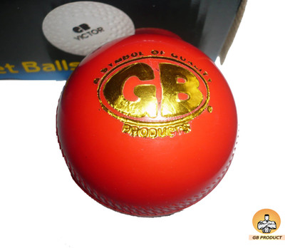GB Red cricket ball Cricket Leather Ball(Pack of 1, Red)