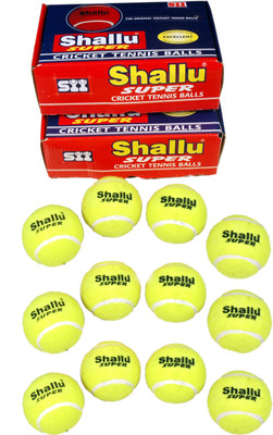 

SII Shallu Super Cricket Tennis Ball(Pack of 2, Yellow)