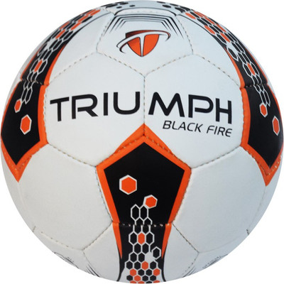 

Triumph Black Fire Football - Size: (Pack of 1, White, Black;red