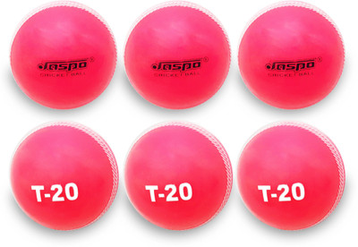 

Jaspo T-20 Pink Cricket Ball Cricket Rubber Ball(Pack of 6, Pink)