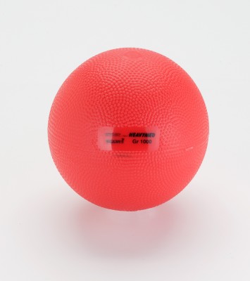 

Gymnic Heavymed Gr. 1.000 ( 1 Kg ) Ø Cm. 12 Red Medicine Ball(Red, Diameter: 12 cm)