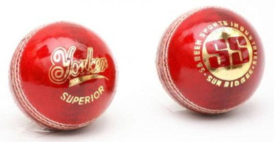 

SS Yonker Cricket Leather Ball(Pack of 12, Red)