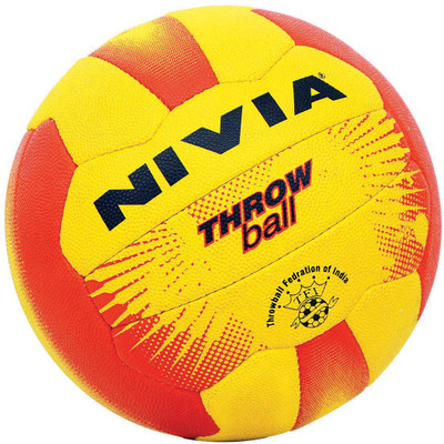 

Nivia Grained TB-374 Throw Ball - Size: (Pack of 1, Yellow