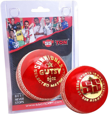 

SS Gutsy in Blister Packing Cricket Leather Ball(Pack of 1, Red)