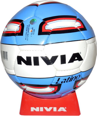 

Nivia Latino Football Football - Size: 5(Pack of 1, Red, Black, White), Multicolor