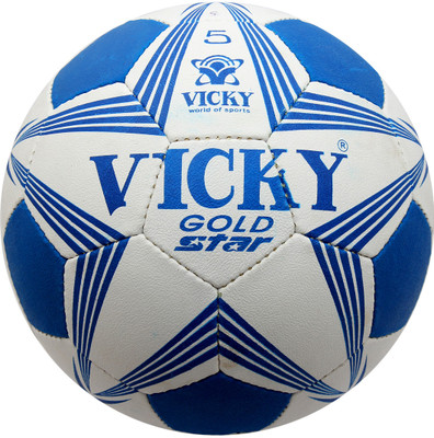 

Vicky GOLDSTAR Football - Size: 5(White, Blue)