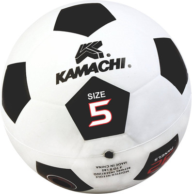 

KAMACHI Krazy Soccer Ball Football - Size: (Pack of 1, White, Black, Black;white