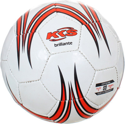 

AS Brillante Football - Size: (Pack of 1, White, Red
