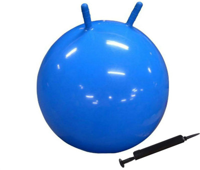

KING FITNESS Jumping Skippy Hopper Ball 55Cm Diameter For Age 13+, Pump Included Jumping Ball(Pack of 1, Multicolor)