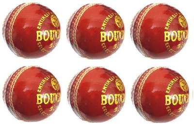 

BAS Vampire Boundary Cricket Leather Ball(Pack of 6, Red)