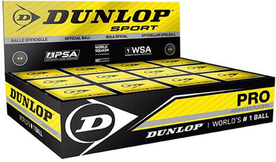

Dunlop Pro Squash Ball(Pack of 12, Black)