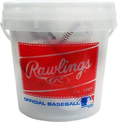 

Rawlings Bucket of Balls Baseball(Pack of 8, Multicolor)