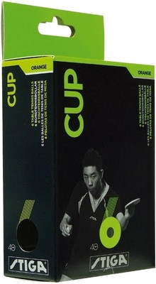 

Stiga Cup Table Tennis Ball(Pack of 6), Orange