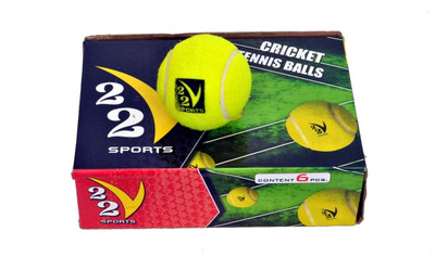 

V22 Ctbg001 Cricket Tennis Ball(Pack of 6, Yellow)