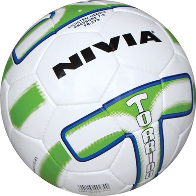 

Nivia Torrido New (Assorted) Football - Size: (Pack of 1, White