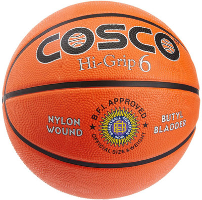 

Cosco Hi-Grip Basketball - Size: 6(Pack of 1, Orange)
