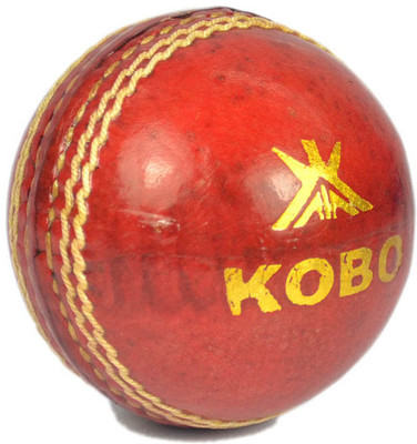 Kobo Target Cricket Leather Ball(Pack of 1, Red)