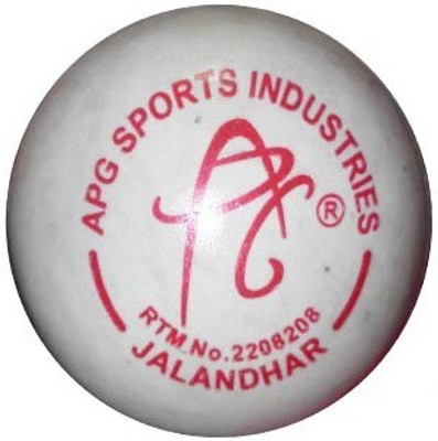 

APG Yorker Cricket Leather Ball(Pack of 1, White)