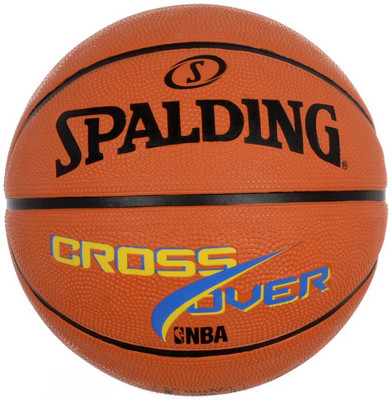 

SPALDING Cross Over S- Basketball - Size: (Pack of 1, Maroon, Brown