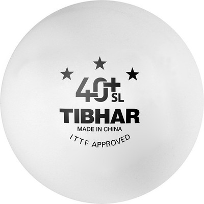 

Tibhar 40+ SL Seamless Poly Table Tennis Ball(Pack of 3, White)
