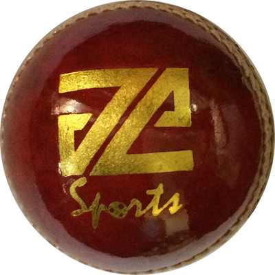 

JE Sports Super Cricket Leather Ball(Pack of 2, Red, Silver)