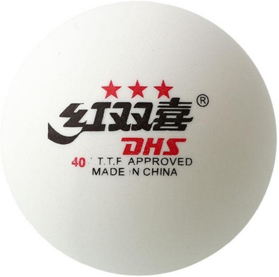 

DHS CF40A Table Tennis Ball(Pack of 6, White)