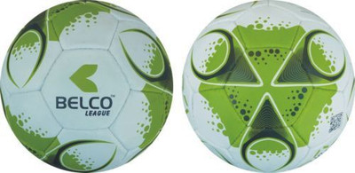 

BELCO LEAGUE 3 Football - Size: (Pack of 1, Green, White