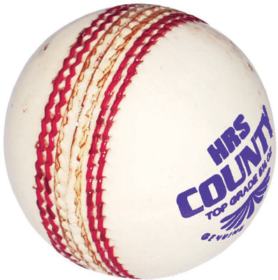 

HRS County Leather White Cricket Leather Ball(Pack of 1, White)