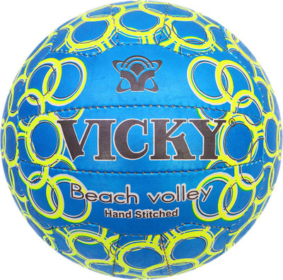 

Vicky Beach Volleyball - Size: (Pack of 1, Blue, Yellow