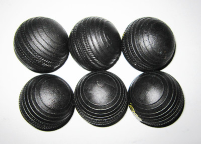 

Arnav RUBBER Cricket Rubber Ball(Pack of 6, Black)