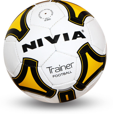 

Nivia Trainer Football - Size: (Pack of 1, White, Yellow, Black, Multicolor
