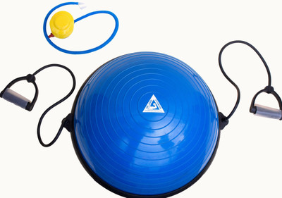 

De Jure Fitness Imported Bosu Gym Ball(With Pump), Blue