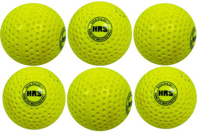 

HRS Bowling Machine Cricket Rubber Ball(Pack of 6, Yellow)