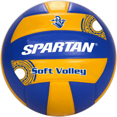 

Spartan SOFT VOLLEY Volleyball - Size: (Pack of 1, Multicolor