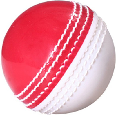 

CW Spin Poly Soft Cricket Leather Ball(Pack of 6, White, Red)